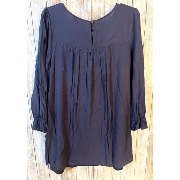 JODIFL Blue Embroidered Boho Mini Dress - Size Medium - Picture 8 of 8